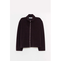 OUR LEGACY MERLOT HOUNDINI SHRUNKEN FULLZIP JACKET